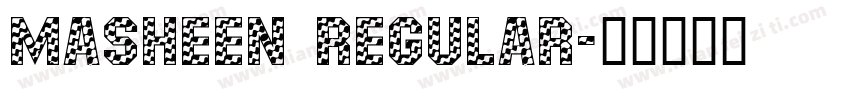 Masheen Regular字体转换